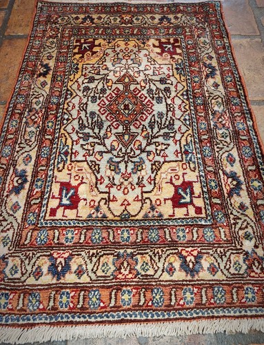 Kayseri pure silk - rug, natrural