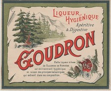 Goudron norvege liqueur - "goudron,