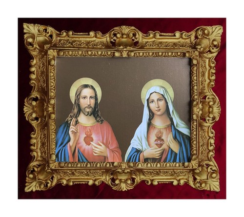 Peinture sacro cuore gesu - peinture, di
