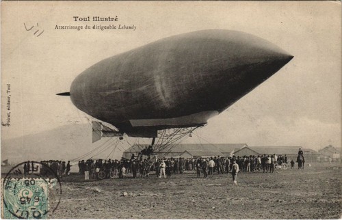 Atterissage toul dirigeable - toul,