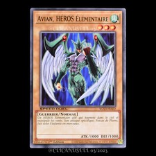 carte YU-GI-OH SGX3-FRA02 Avian, HÉROS Élémentaire NEUF FR