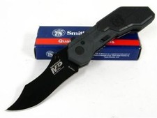 SWMP1B Couteau Smith&Wesson A/O Military & Police Acier 4034 Manche Aluminium