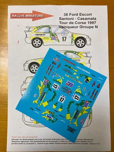Decals ford escort - decals,
