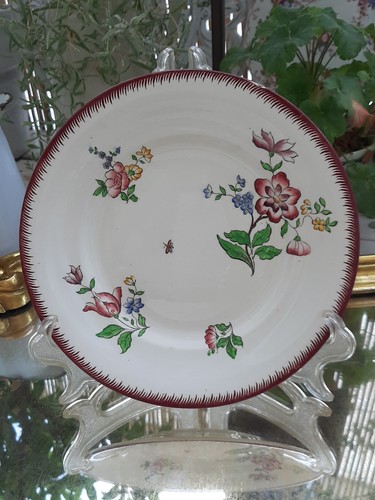Assiette dessert sarreguemines - assiette,