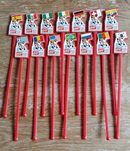 Lot touilleurs coca cola - touilleurs,