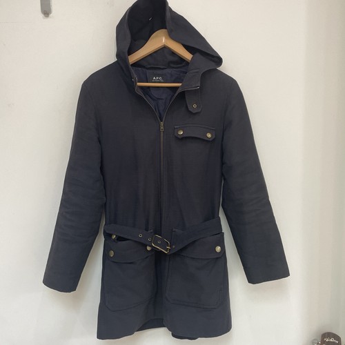 Womens navy padded coat - padded,