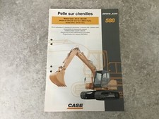 POCLAIN CASE pelle à chenille 588 brochure documentation publicitaire d époque 