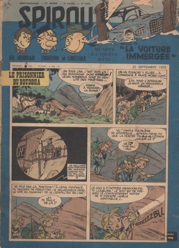 Spirou 1067 la voiture - spirou,