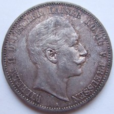 5 Marks Wilhelm II Empereur