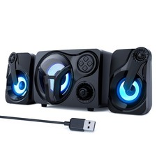 Immersive Sound Experience Bluetooth Subwoofer Gaming PC Speaker USB Powered ...