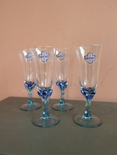 flûtes à champagne Luminarc vintage, France