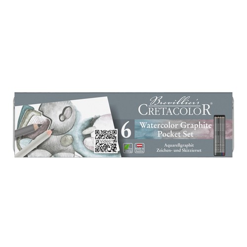 Aquarellables graphite crayons - graphite,