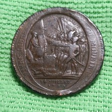 monnaie royale française Monneron de 5 sols au serment