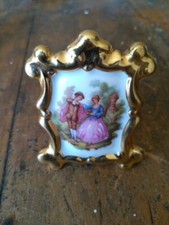 tableau miniature en porcelaine de Limoges