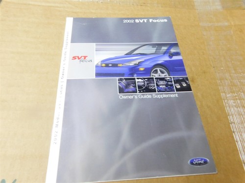2002 ford svt focus manuel - focus,