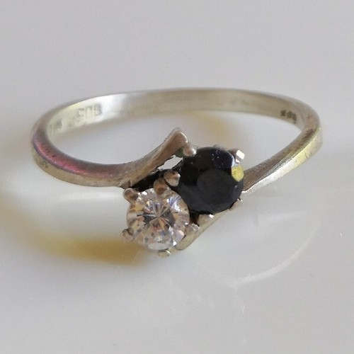 Belle bague argent - en, massif