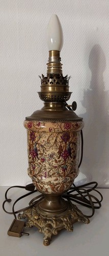 Ancien grand pied - lampe, en
