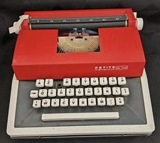 Machine à écrire pour enfant PETITE de Luxe International orange et blanc