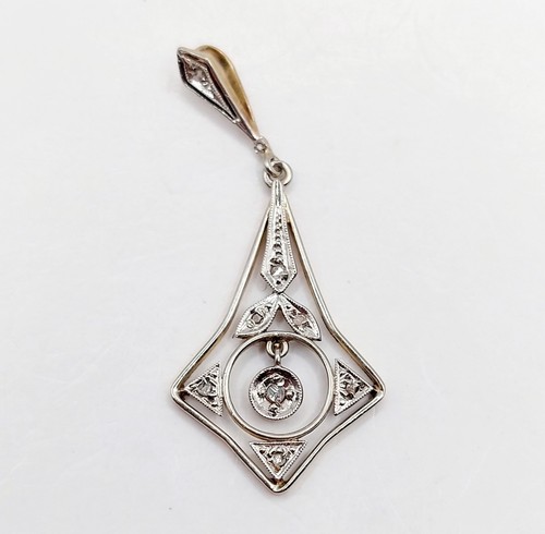 Pendentif art deco 18k et - deco, or