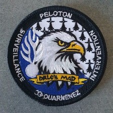 Rondache Gendarmerie Psig Douarnenez  neuf Brodée 