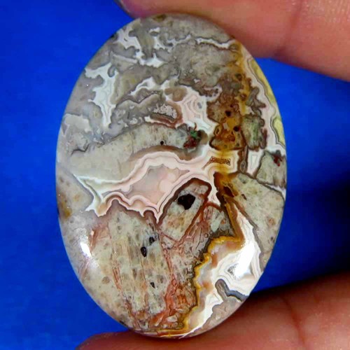 Cabochon ovale agate - cabochon, en
