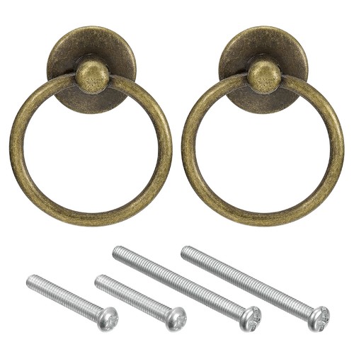 2pcs rond anneau tirettes - rond,