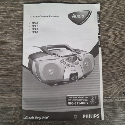 Philips az1008 1011 - 1011, 1012
