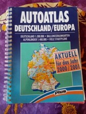 AUTO ATLAS  ALLEMAGNE/ EUROPE 2000/2001 448 PAGES