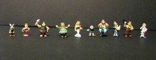 ASTERIX Bridelix Plastoy 1999 Complet 10 figurines + 2 + plateau + flyer TTBE