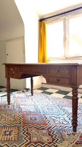 Bureau ancien chêne massif - ancien,