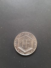 Lot  de piece 1 franc Charles de Gaulle 1988