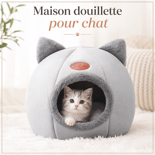 Lit niche maison pour - niche, chat