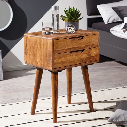 Finebuy table chevet - chevet, bois