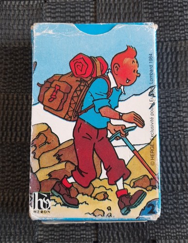 Tintin jeu cartes 7 - tintin,