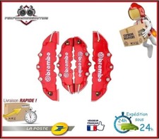 CACHES ÉTRIER DE FREIN ROUGE  BREMBO SPORT TURBO TUNING MINI COOPER FORD OPEL