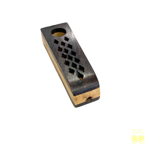 Pipe bois marqueté fumeur - pipe,