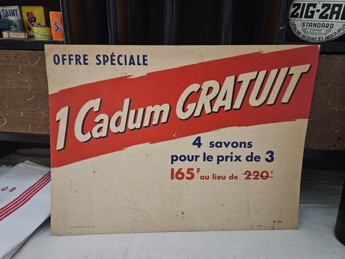 Publicité ancienne carton - ancienne,