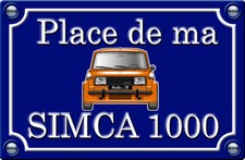 PLACE DE MA SIMCA 1000 RALLYE