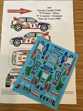 DECALS 1/43 TOYOTA COROLLA