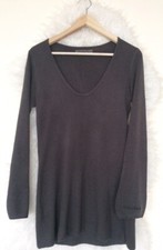 LES P'TITES BOMBES LPB PULL TUNIQUE GRIS MANCHES LONGUES - T. M/L
