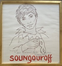 2 Affiche Dédicace Signature Autographe SOUNGOUROFF Peintre Dessinateur Russe