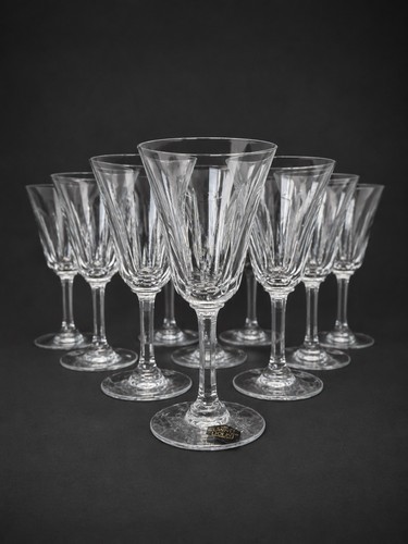 Lot verres en cristal - verres,