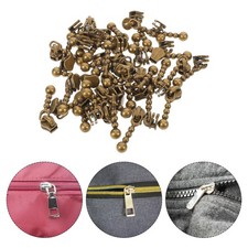 Kit de réparation de 40 têtes de fermeture éclair, curseurs tirettes,