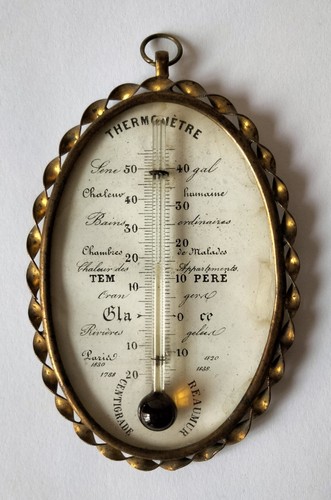 Ancien petit thermomètre - ancien,