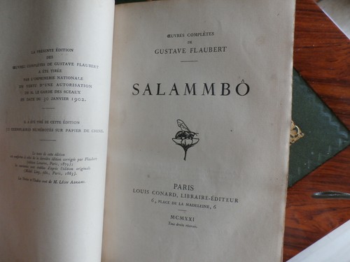 Salammbô gustave flaubert - salammbô, de