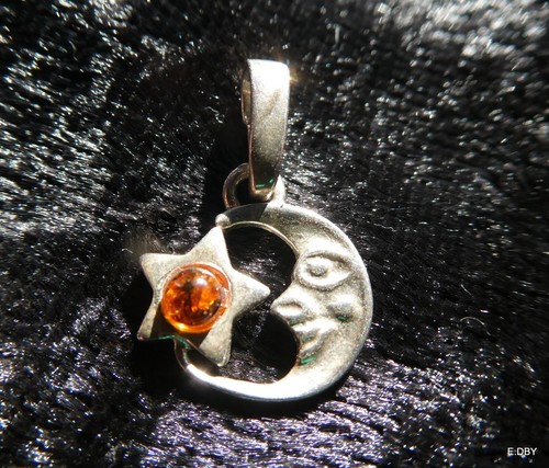 Pendentif lune etoile - pendentif,