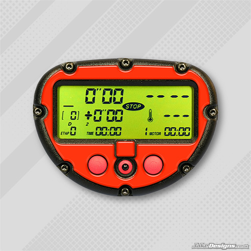 Fluorescent red gel sticker - fluorescent,