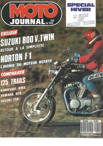 Moto journal 915 suz 800 - moto,