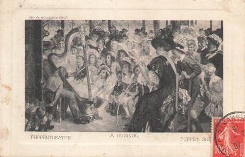 Illustree puppenthater - cp,