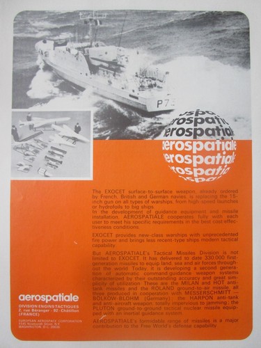 1971 pub aerospatiale - pub,